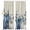 Beige Blue, variant on Fall Coastal Blackout Curtains for Bedroom/Living Room, Pinch Pleated Black Out Curtains, Thanksgiving Blue White Pumpkin Eucalyptus Room Darkening Window Drapes with Hooks 2 Panels, 59"x70"