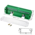 thumbnail image 2 of Unique Bargains 2 Inlet 18 Outlet Terminal Strip Blocks, Single Phase Distribution Block for Metering Box, 2 of 4