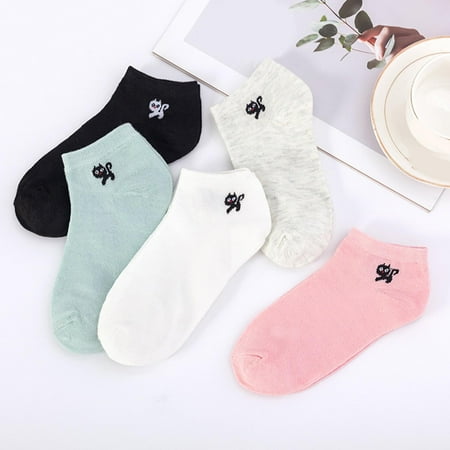 

Booker Non Slip Socks Women Lightweight Breathable Fashion Cat Fun Socks In Summer