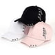 thumbnail image 1 of Adult Casual Solid Adjustable Iron Ring Baseball Caps Snapback Cap Casquette Hats Fitted Casual Gorras Dad Hats Black One Size-3X-Large, 1 of 4