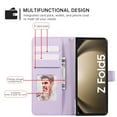 thumbnail image 4 of Allytechgroup Wallet Case for Samsung Galaxy Z Fold 7 with Credit Card Slot, [RFID Blocking] Protective Shockproof PU Leather Stand Flip Cover Compatible with Samsung Galaxy Z Fold 7, Purple, 4 of 7
