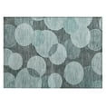 thumbnail image 2 of Addison Rugs Chantille Indoor/Outdoor Transitional Geometric Teal Machine Washable Rectangle Rug, 1'8" x 2'6", 2 of 7