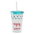 thumbnail image 2 of SPRING PARK Water Bottle Flash Powder With Straws Drinking Straw Cup Drinkware, 2 of 7