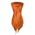 thumbnail image 5 of Peach Couture Two Color Jacquard Paisley Shawl, 5 of 10