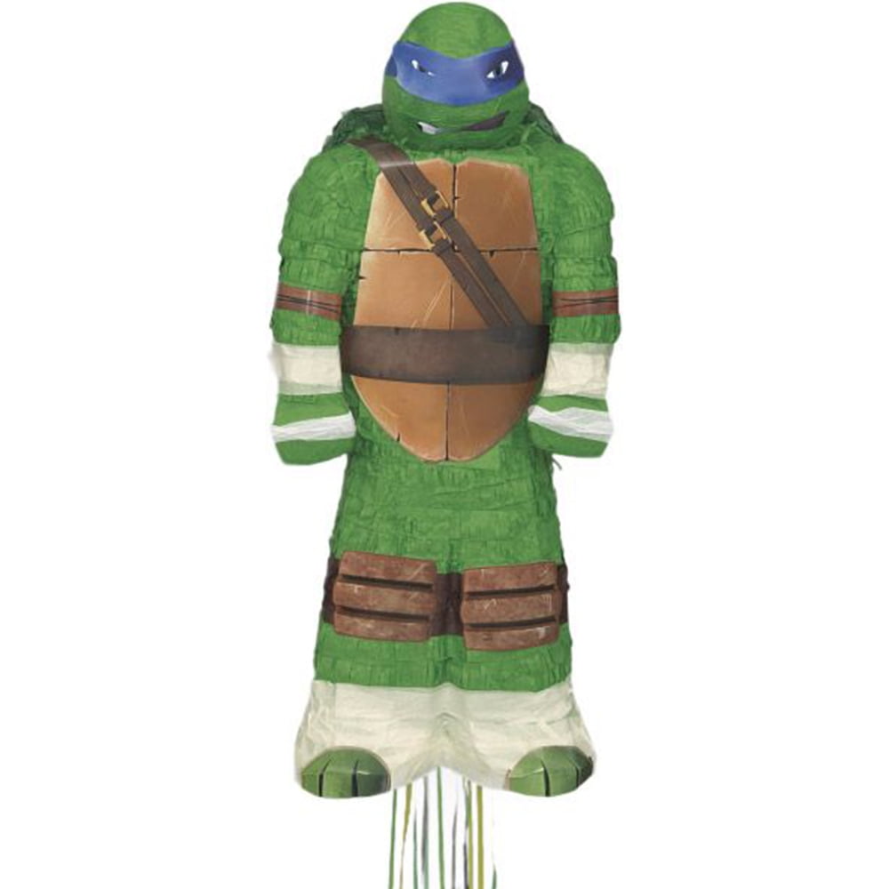 Leonardo Teenage Mutant Ninja Turtles Pinata, Pull String, 24 x 10in, 1ct