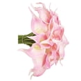 thumbnail image 3 of Flores artificiales, paquete de flores de simulación, decoración de mesa de oficina en casa, decoración floral falsa, rosa, blanco 20 piezas Advancent HA8913-02B, 3 of 6