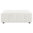 thumbnail image 3 of Everly Boucle Upholstered Rectangular Ottoman Off White, 3 of 4