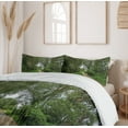 thumbnail image 6 of Ambesonne Nature Duvet Cover Set, Sunny Day in Meadows, Queen, Umber Fern Green, 6 of 6