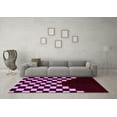 thumbnail image 3 of Ahgly Company Indoor Square Abstract Pink Modern Area Rugs, 7' Square, 3 of 4