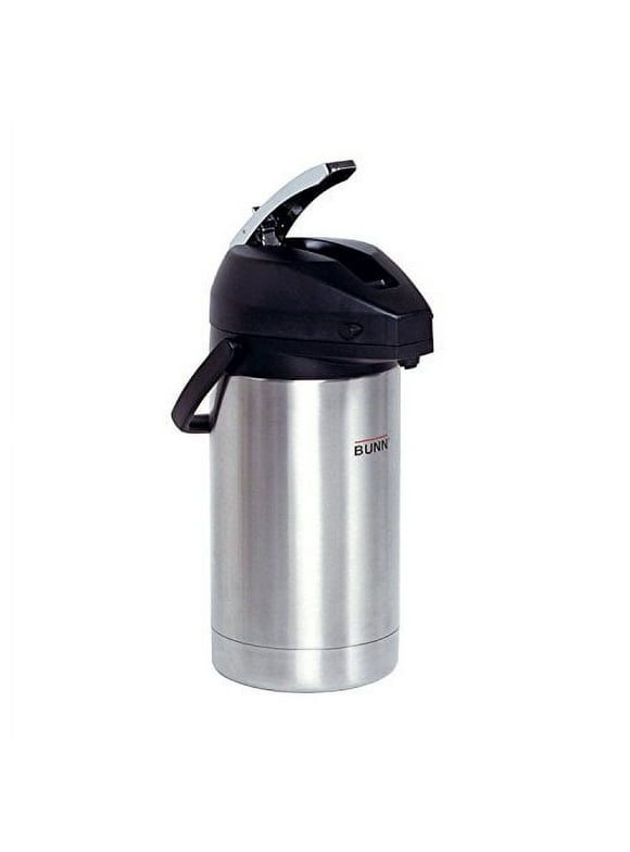 BUNN Lever Action Airpot, 3 Liter, Stainless Steel 32130.0000