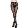 thumbnail image 1 of Femmes Creux Maille Extensible Collants Jacquard Sexy Jacquard Bas Résille Dentelle Bas Résille, 1 of 1