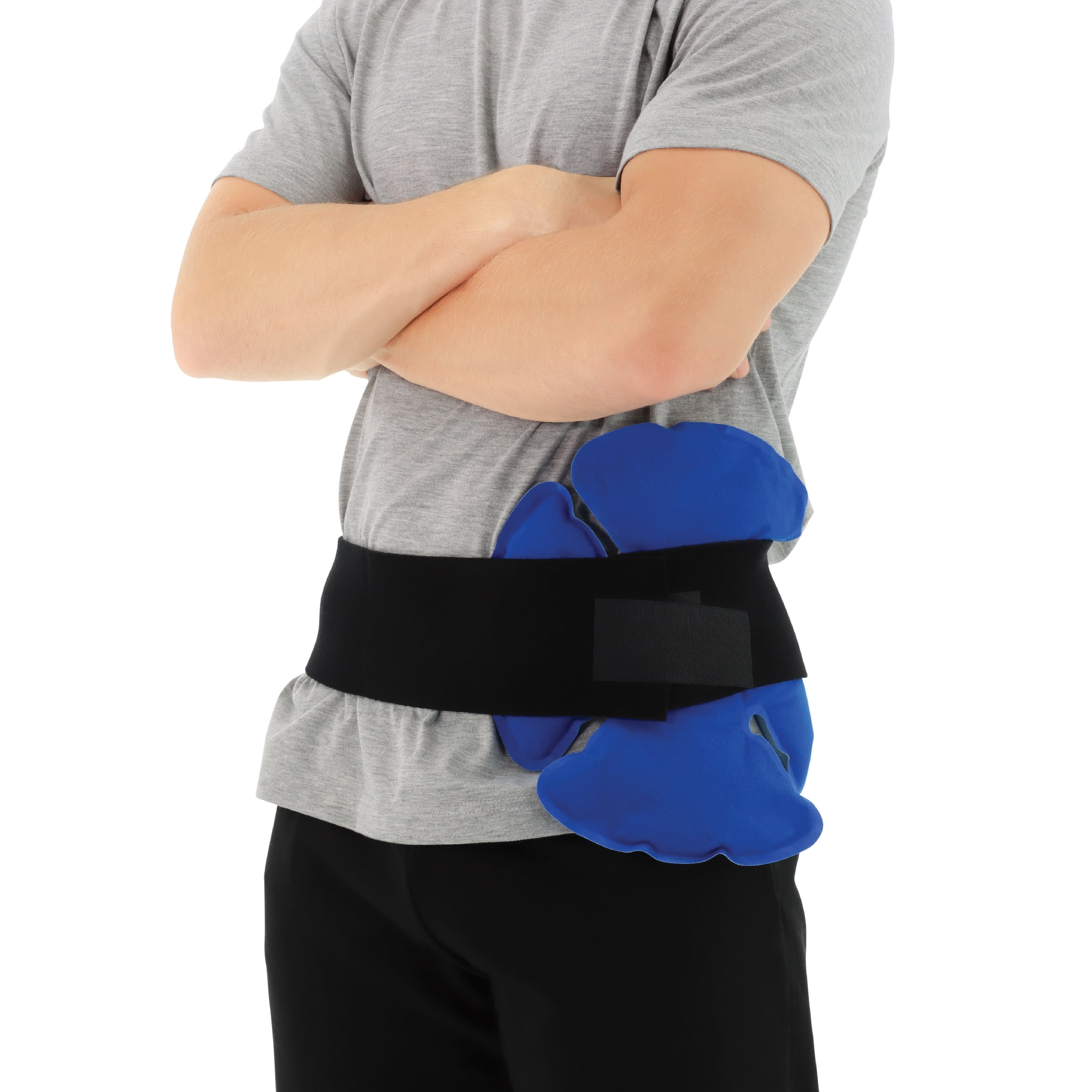 Core Products Clover Pack Frost Free Cold Therapy, Flexible for Knee, Shoulder, Elbow & Ankle With Compression Strap - Made in the USA