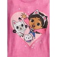 thumbnail image 2 of Gabby's Dollhouse Toddler Girls' Graphic Tee with Short Sleeves, Sizes 12M-5T, 2 of 3