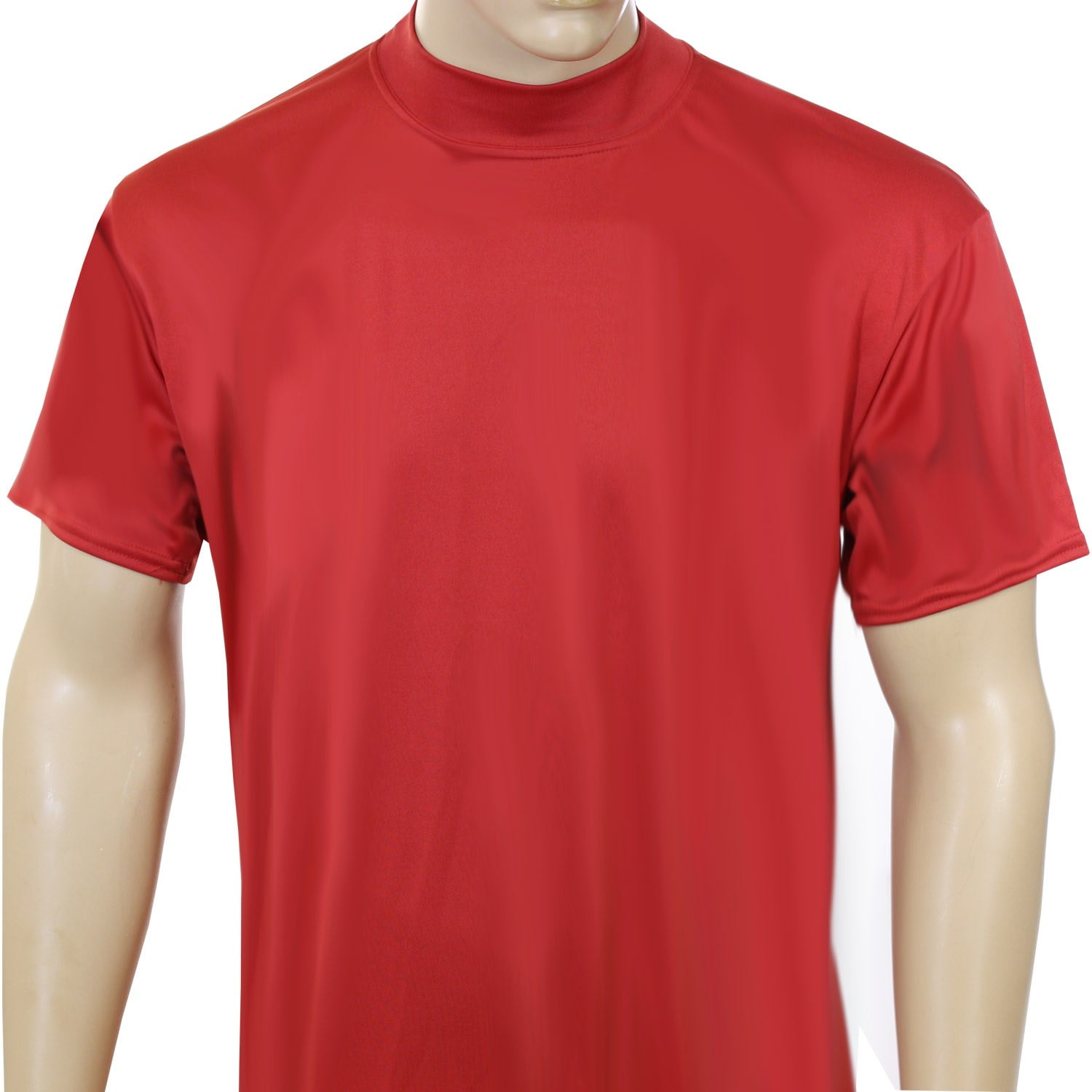 Download McDavid - McDavid 907 No Logo Short Sleeve Mock Neck Shirt Scarlet Size Medium - Walmart.com ...