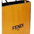 thumbnail image 5 of Fendi Roma 2Way Vitello Embossed Yellow Leather Crossbody Shopping Tote Bag, 5 of 9