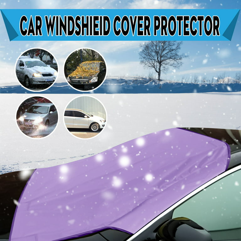 Magnetic Car Windshield Cover, Car Windshield Cover for Ice and Snow Winter  Frost Protector Windscreen Snow Cover Magnetic Car Anti-Snow Cover for