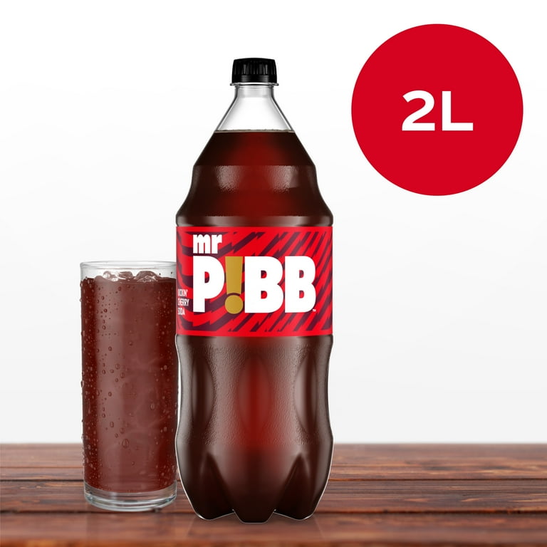 Mr. Pibb Cherry Soda Pop Bottle, 2 Liters - Walmart.com