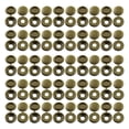 thumbnail image 2 of 100 cubiertas protectoras para tornillos, duraderas, decorativas, prácticas, fáciles de utilizar, tapas blandas para tornillos para gabinetes, patios, moca oro Fernando Tapas de tornillos, 2 of 7