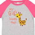 thumbnail image 4 of Inktastic My Gigi Loves Me- Cute Giraffe Boys or Girls Toddler T-Shirt, 4 of 5