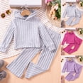thumbnail image 4 of XXWXYD Girls 2 Piece 𝖳racksuit Long Sleeve Hooded Sweatshirt Flared Bell Bottom Pants Set Fall Winter Casual Outfits Kids Clothing Sportswear Hoodie Jogger Sweatpants Two Piece Outfit, 4 of 4