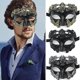 thumbnail image 1 of Máscara de mascarada para hombres, máscara griega romana veneciana Mardi Gras M ZBU, 1 of 2