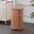 thumbnail image 4 of Curtis 8 Gallon (30L) Step Pedal Trash Can, Clay Rose, 4 of 6