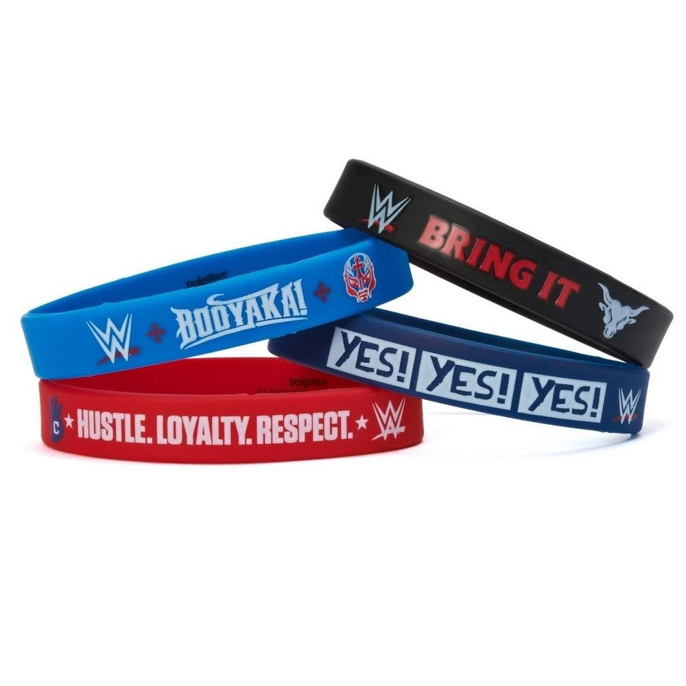 WWE Rubber Bracelet Set of 7 Special Deal 