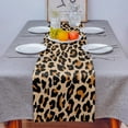 thumbnail image 3 of Leopard Print Cheetah Art Table Runner Kitchen Decor Tablecloth Hotel Home Wedding Decor Table Runners, 3 of 6