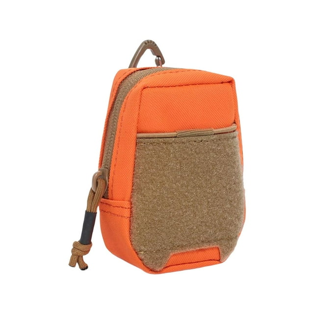Organizador de bolsillo compacto y versátil para hombres, resistente al desgaste - Práctico organizador portátil para caballeros, duradero y funcional Naranja