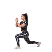 NEBBIA Crop Top Active Black 568