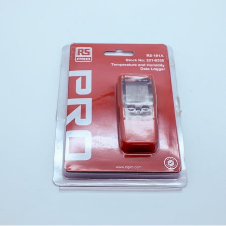 RS Pro 2216358 Temperature & Relative Humidity USB Data Logger With Alarm