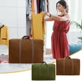thumbnail image 1 of Bolsa impermeable para habitaciones de mudanza, organizador de ropa de gran capacidad, bolsa de hombro de viaje, bolsa de mano plegable de tela transpirable, 1 pack, 1 of 6