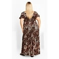 thumbnail image 2 of Avenue Women's Plus Size Sophia Shirred Bodice Maxi Dress, 2 of 2