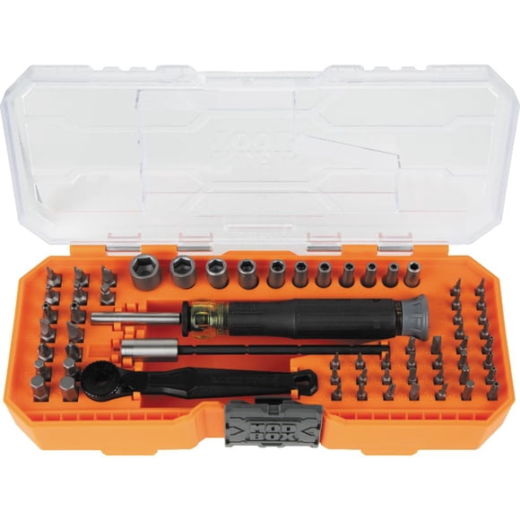 Juego de herramientas Klein Tools 32787, 64 piezas, microtrinquete