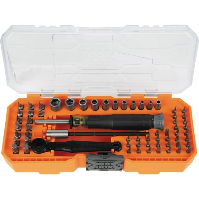 Juego de herramientas Klein Tools 32787, 64 piezas, microtrinquete