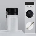 thumbnail image 2 of lhwanj Water Bottle, Clear Bottle with Scale Line Rope Handle Design,Cup Holder Leakproof One Hand Use Easy Carried., 2 of 3