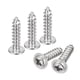 thumbnail image 1 of Tornillo autorroscante de cabeza plana Phillips Uxcell ST4x16x8mm con arandela, paquete de 50 tornillos de madera de acero inoxidable 304 (plata), 1 of 5