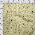 thumbnail image 2 of oneOone Velvet Pale Yellow Fabric Geometric Craft Projects Decor Fabric Printed By The Yard 58 Inch Wide-A2O, 2 of 5