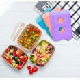 thumbnail image 2 of Healthy Packers Ice Pack for Lunch Box - Freezer Packs - Original Cool Pack | Slim & Long-Lasting Ice Packs for Your Lunch or Cooler Bag (5 Pack-MultiColor), 2 of 8