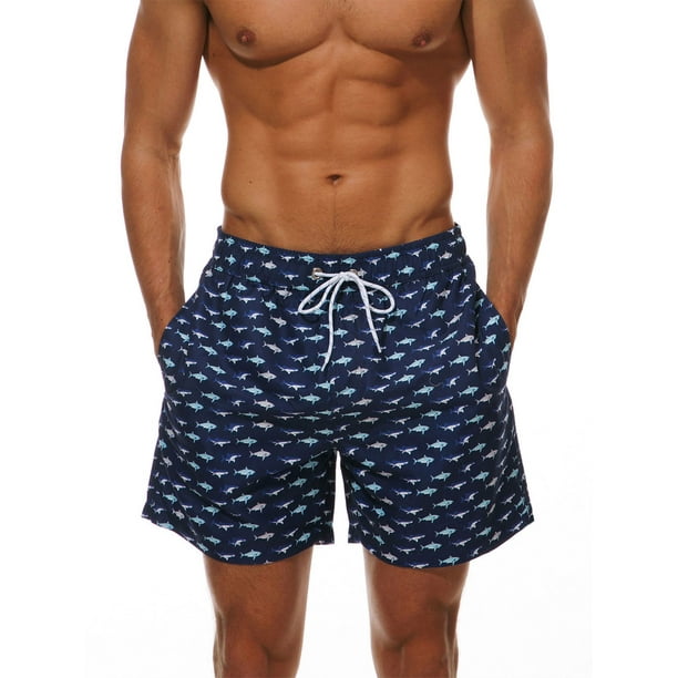 DcoolMoogl Mens Summer Beach Shorts Swim Trunks Quick Dry Swim Shorts ...