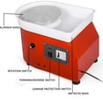 thumbnail image 2 of VEVOR 350W 110V Electric Pottery Wheel Ceramic Machine 25CM Work Clay Art Craft, 2 of 8