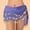 Blue-01, variant on Women Dress Coin Decor Mini Skirt Elastic Waist Flowy Bohemian for Belly Dance Stage Performance
