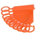 thumbnail image 4 of Hanging Flower Tag, Reusable 100Pcs Garden Labels PVC Material  For Farmland For Orchards For Gardens Orange, 4 of 8