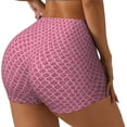 thumbnail image 2 of Naloa Fish Scales Biker Shorts for Women Seamless Scrunch Short Women’s Yoga Shorts for Gym Running Sport Shorts - X-Large, 2 of 9