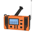 thumbnail image 3 of Emergency Weather Radio, 10000MAh Weather Alert Radio Solar Charging, Hand Crank & USB , AM/FM Radio, 3 of 9