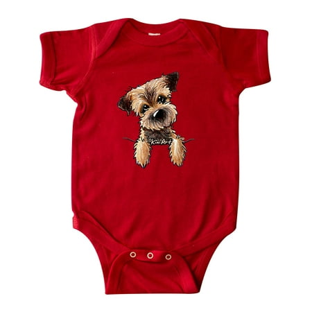 

Inktastic Border Terrier Gift Baby Boy or Baby Girl Bodysuit
