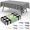 Black and White, variant on decorUhome 4Pcs Disposable Tablecloth for Rectangular Table, 54x108 Inch Navy and White Checkered Table cover for Party, Birthday, Picnic