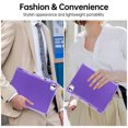 thumbnail image 3 of Allytechgroup for iPad Pro 11 Inch Clear Case 2024 (M4), [Built-in Pencil Holder] Anti Yellowing Slim Lightweight Shockproof Protective Back Cover for iPad Pro 11 2024 Women Men, Purple, 3 of 7