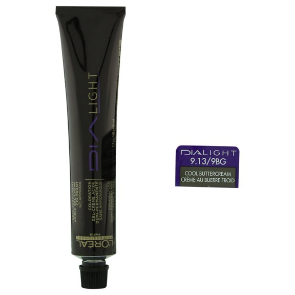 L'Oreal Pro Paris DIA Light Ammonia-Free Demi-Permanent Gel-Crme Hair Color Dye (1.7 oz) - 9.13/9BG