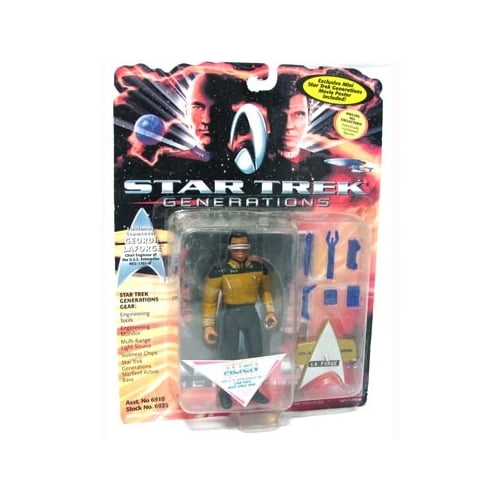 Star Trek Generations Lieutenant Commander Geordi LaForge 4 inch Action Figure